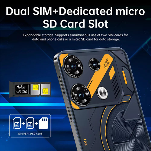 Para M Teléfono Inteligente St Celular Gt10 Pro 7.3