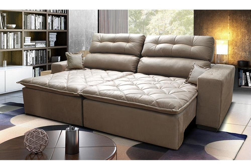 Sofá retráctil y reclinable de 3,02 m Inbox Confort Castor Bed