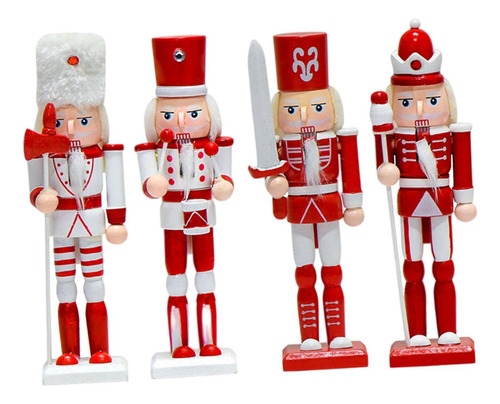 4 Figuras De Cascanueces, Estatuas De Cascanueces De
