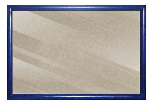 6 Marcos De Madera 40x60cm Todo Incluido V. Clarol. Azul Madera