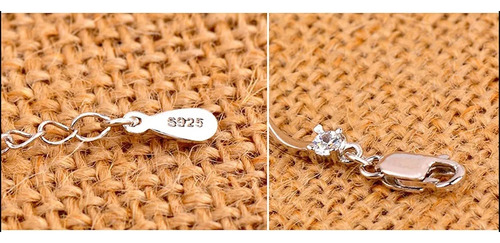 Pulsera De Mujer De Plata De Ley 925 Con Circonitas