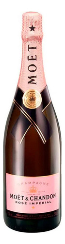 Pack De 4 Champagne Moet & Chandon Rose Con Estuche 750 Ml