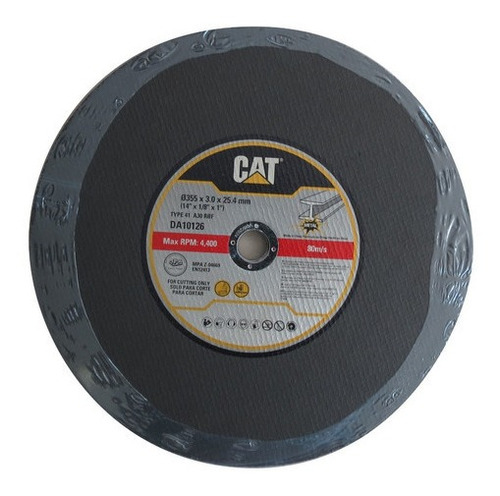 Set 5 Discos Cat 355mm 3mm Para Sierra Sensitiva Corte Metal