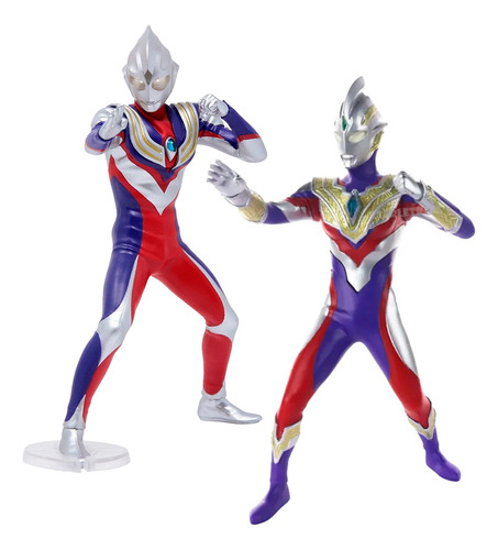 Ultraman Multi Type + Tiga Brave Banpresto Statue Hero's Sk