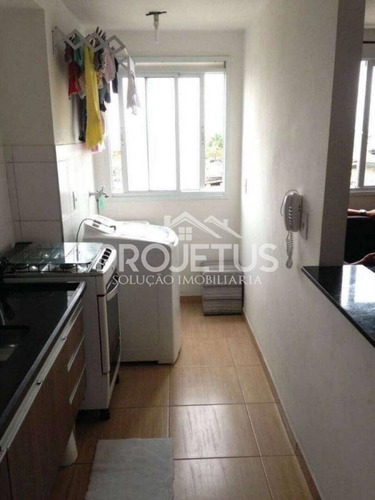 Imagem 7 de 12 de Vendo Apartamento 2 Dormitórios, 47m² - Jd Elizabete - Taboã - 197599