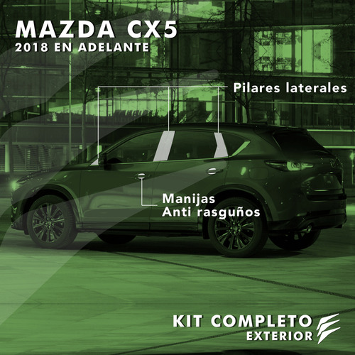 Ppf Auto Curable Piano Black Mazda Cx5 Kit Completo