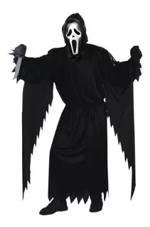 Funworld Disfraz De Cara De Fantasma De Scream, Negro, Talla