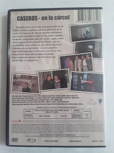 Caseros- En La Carcel Documental Original Dvd