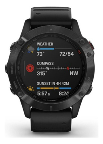 Garmin Fenix 6 Pro 47mm Spotify Mapas Negro (Usado)