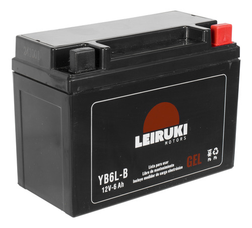Bateria Gel Moto Yb6l-b Lithium150 Ft150 Cargo150 Leiruki