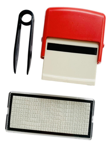 Selete De Sello Impresión De Sello Compacta 18 Mmx47mm Rojo