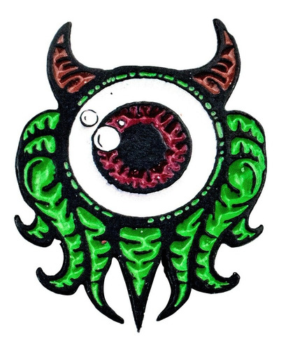 Pin Pulpo Ojo Prendedor Metalico Rock Activity 