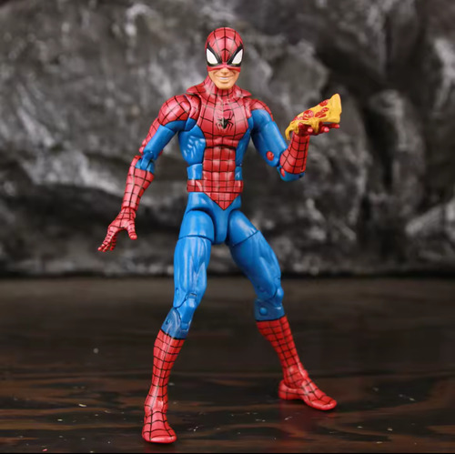 Figura Spiderman Pizza Marvel Classic De 15 Cm Loose