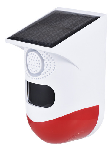 Alarme De Sensor De Movimento Solar: Sirene De 120 Db, Led