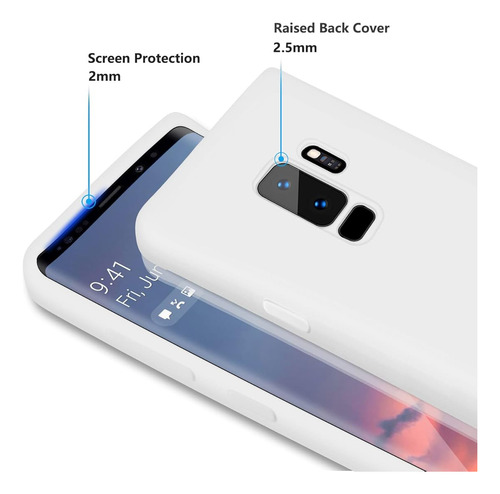 Funda Para Samsung Galaxy S9 Plus Suave De Color Blanco