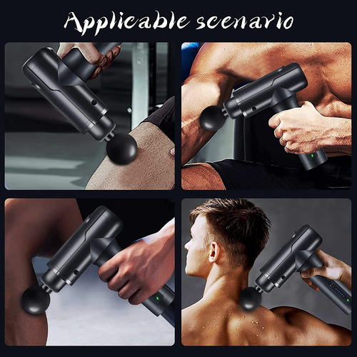 Pistola De Masaje Masajeador Muscular Masajeador Electrico