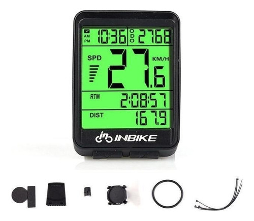 Computadora De Bicicleta Impermeable Reloj Con Cable Led Dig