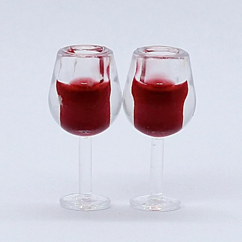 6 Botellas De Vino En Miniatura Para Casa De Muñecas,