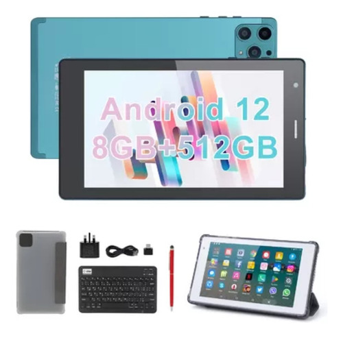 Tablet C Idea Cm513 Pro 5g 7 8gb 512gb.nuevo Caja Completa Azul