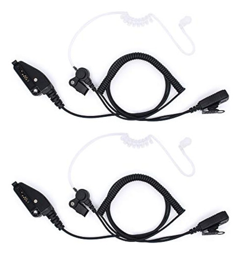 Auricular De Tubo Acústico Compatible Con Kenwood Radio Nx20