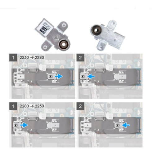 M.2 2230 2280 0x8my9 Ssd Soporte Para G15 5510 5511 5515