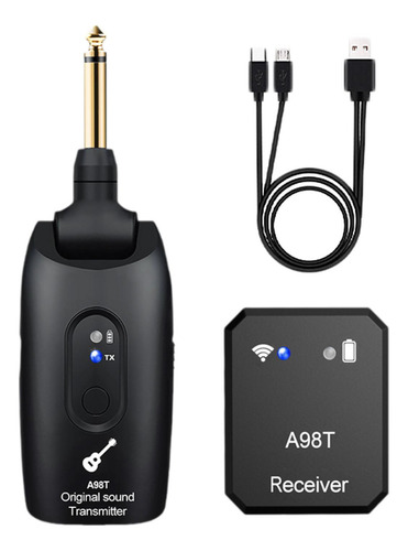 Transmisor De Audio Receptor Multiusos Negro De