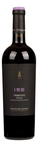 Vinho Tinto Italiano I Muri Primitivo Puglia