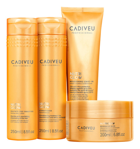 Kit Cadiveu Professional Nutri Glow Quarteto (4 Produtos)