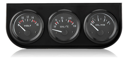 Kit De Triple Manómetro 3 En 1, Voltímetro, Temperatura Del