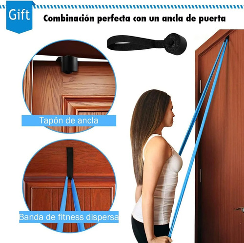 10 Kit Ligas De Resistencia Banda De Resistencia Ejercicio Azul