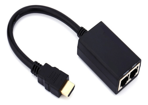 30 M Hdmi Sobre Rj45 Cat5e Cat6 Lan Ethernet Balun Extensor