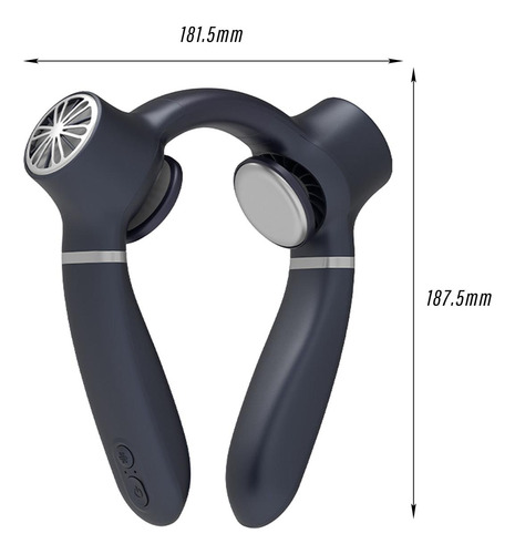 Ventilador De Cuello Portátil Usb Recargable Usable Cuello