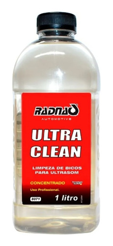 Líquido Detergente Limpia Inyectores Ultrasonido 1lt Radnaq