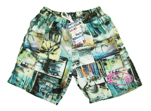 Bermudas Shores Playeros Para Niños. Talla Desde La 2 A La 8