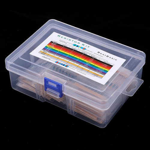 Imagen 11 de 12 de Kit De Resistencias De 50 Valores X 20 Piezas (1000 Piezas)