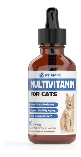 Multivitaminico Para Gatos, Apoya La Salud Inmunologica, La