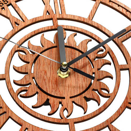 Shaoke Relojes De Pared De Madera Vintage De 23 Cm De