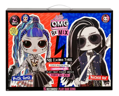 Imagem 2 de 5 de Lançamento Lol Surprise Omg Remix Casal 2 Bonecas Candide