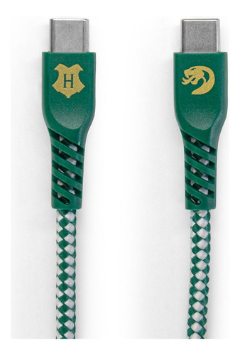 Cabo Iwill Usb-c 1.2m Harry Potter Para Todas Marcas Verde