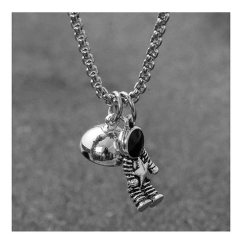 Imagen 5 de 5 de Collar Para Parejas Astronautas Para Día Del Amor Amistad