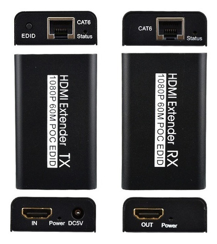 Extensor Hdmi Por Utp De Hasta 60m