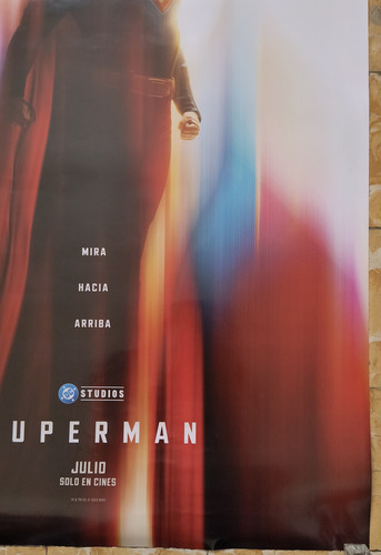 Póster Original Cine Superman 2025 (Usado)