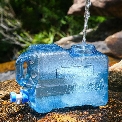 Contenedor De Agua Para Acampar Con Grifo, Portador De Agua