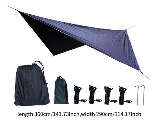 Toldo Para Acampar, Multifuncional, Ligero, Con Negro