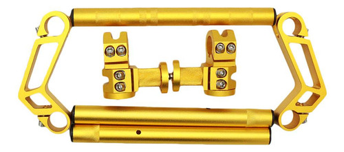 Motocicleta De 22 Mm 7/8 Pulgadas Manillar Montajes Dorado