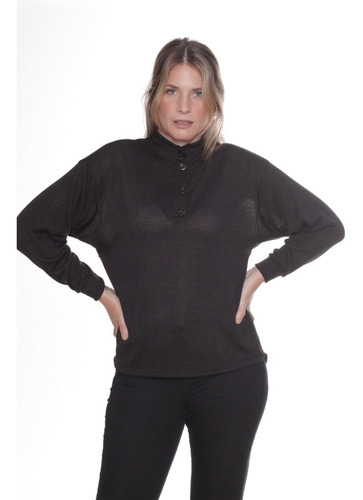 Imagen 7 de 8 de Sweater Dama Talles Grandes De Lanilla Con Cuello - Mujer