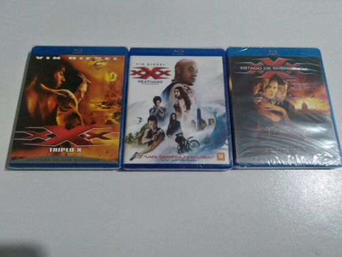 Imagem 1 de 2 de Blu Ray Coleção Triplo X