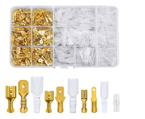 Kit 270 Conectores Terminais Plugs Eletricos 2.8/4.8/6.3mm