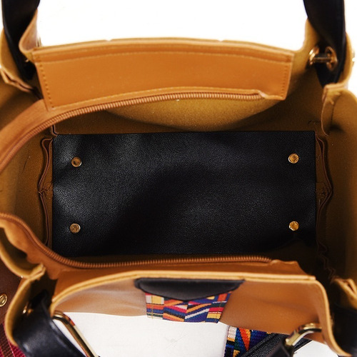 Imagen 3 de 7 de Set 4 Bolsas Mujer Moda Cartera Crossbody Tote Hobo Hombro
