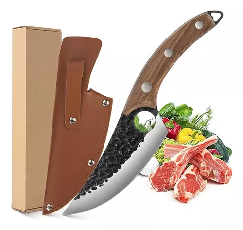 Huusk Viking Knives, Cuchillo De Chef Forjado A Mano Cuchil